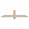 Ekena Millwork Eugene Smooth Timber Gable Bracket, Douglas Fir, 48"W x 12"H x 3 1/2"D x 3 1/2"F, 6/12 Pitch GBW048X12X0404EUG00SDF - alternate 1